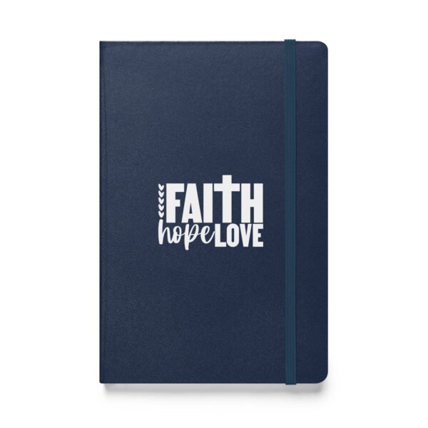 Faith - Hope - Love - Hardcover bound notebook - Image 3