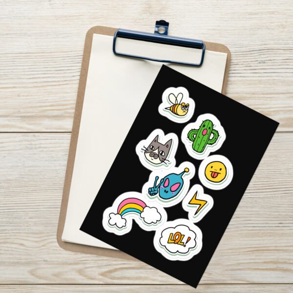 Set of 8 - Sticker sheet - Image 2