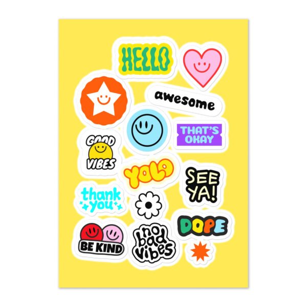 Set of 15 - Sticker sheet
