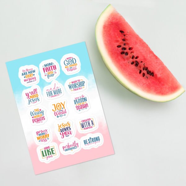 Set of 15 - Sticker sheet - Image 4