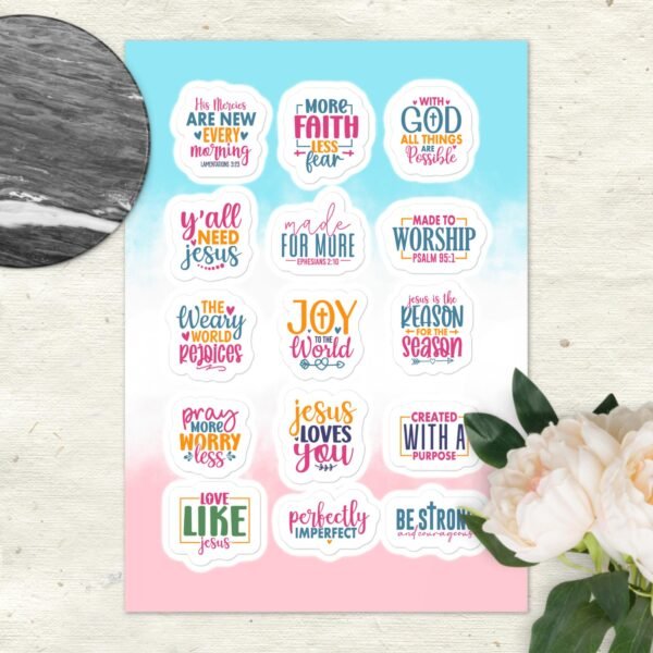 Set of 15 - Sticker sheet - Image 5