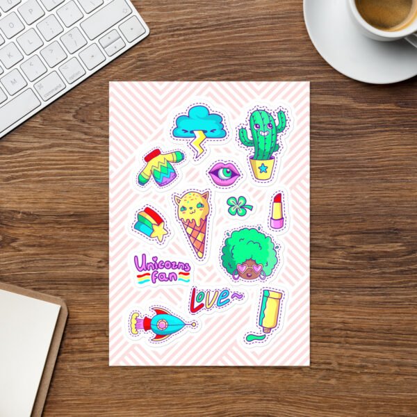 Set of 13 - Sticker sheet - Image 2