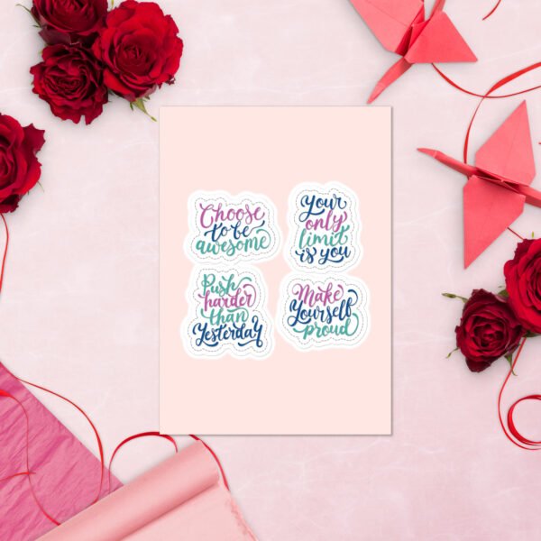 Set of four - Sticker sheet - Image 4
