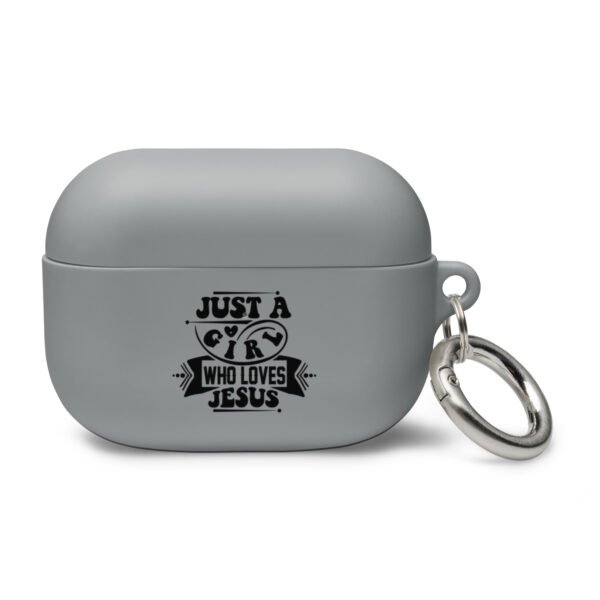 Just a Girl Who Loves Jesus - Rubber Case for AirPods® - Image 11
