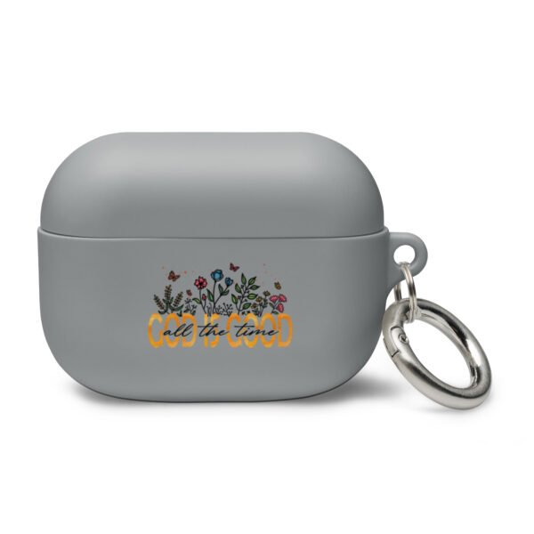 God Is Good All The Time - Rubber Case for AirPods® - Image 3