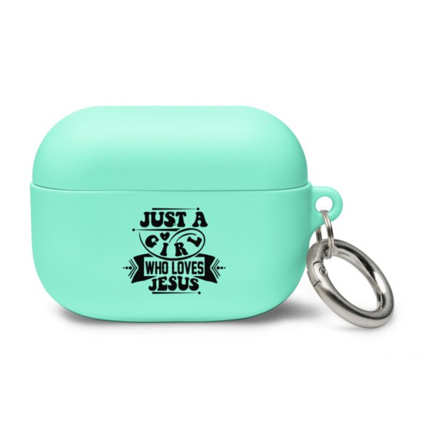 Just a Girl Who Loves Jesus - Rubber Case for AirPods® - Image 12