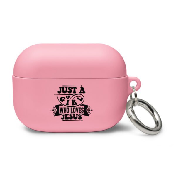 Just a Girl Who Loves Jesus - Rubber Case for AirPods® - Image 13