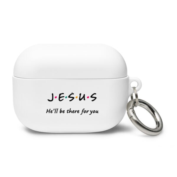 Jesus - He'll be There for You - Rubber Case for AirPods®