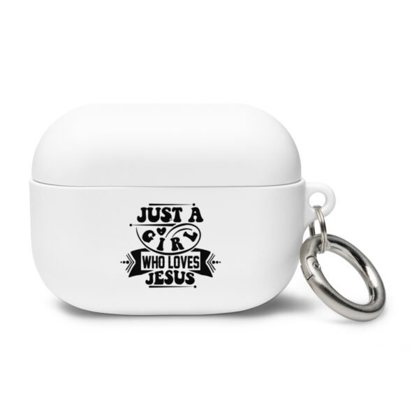 Just a Girl Who Loves Jesus - Rubber Case for AirPods® - Image 14