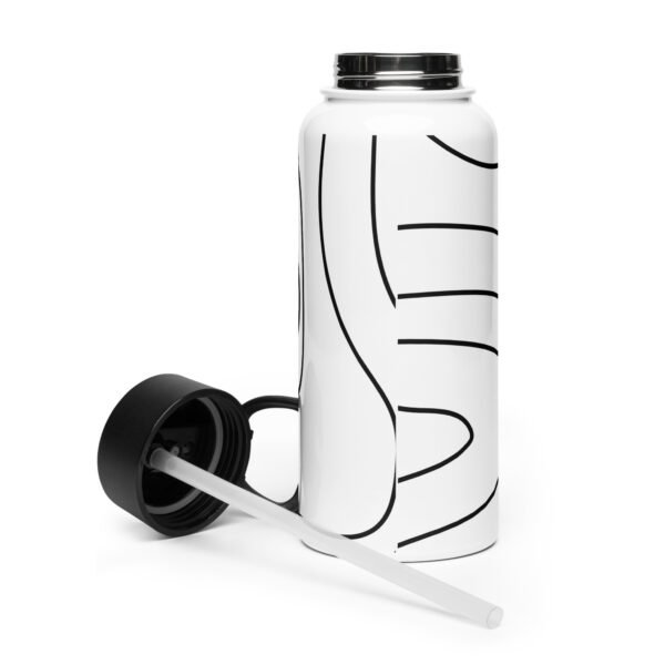 Dream Big and Create your Own Story - Stainless steel water bottle with a straw lid - Image 6