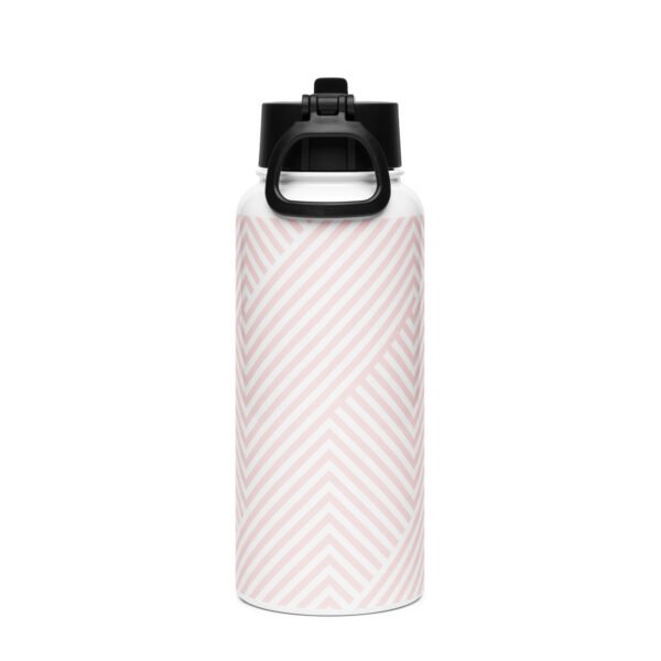 Faith Keeps Me Anchored - Stainless steel water bottle with a straw lid - Image 2