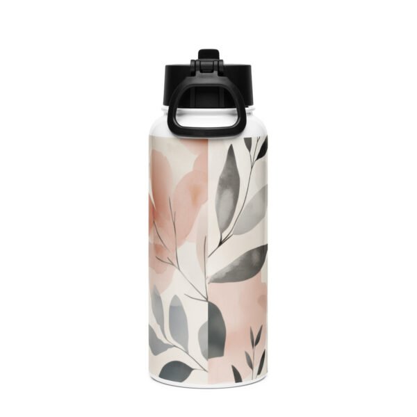 Jesus - Stainless steel water bottle with a straw lid - Image 2