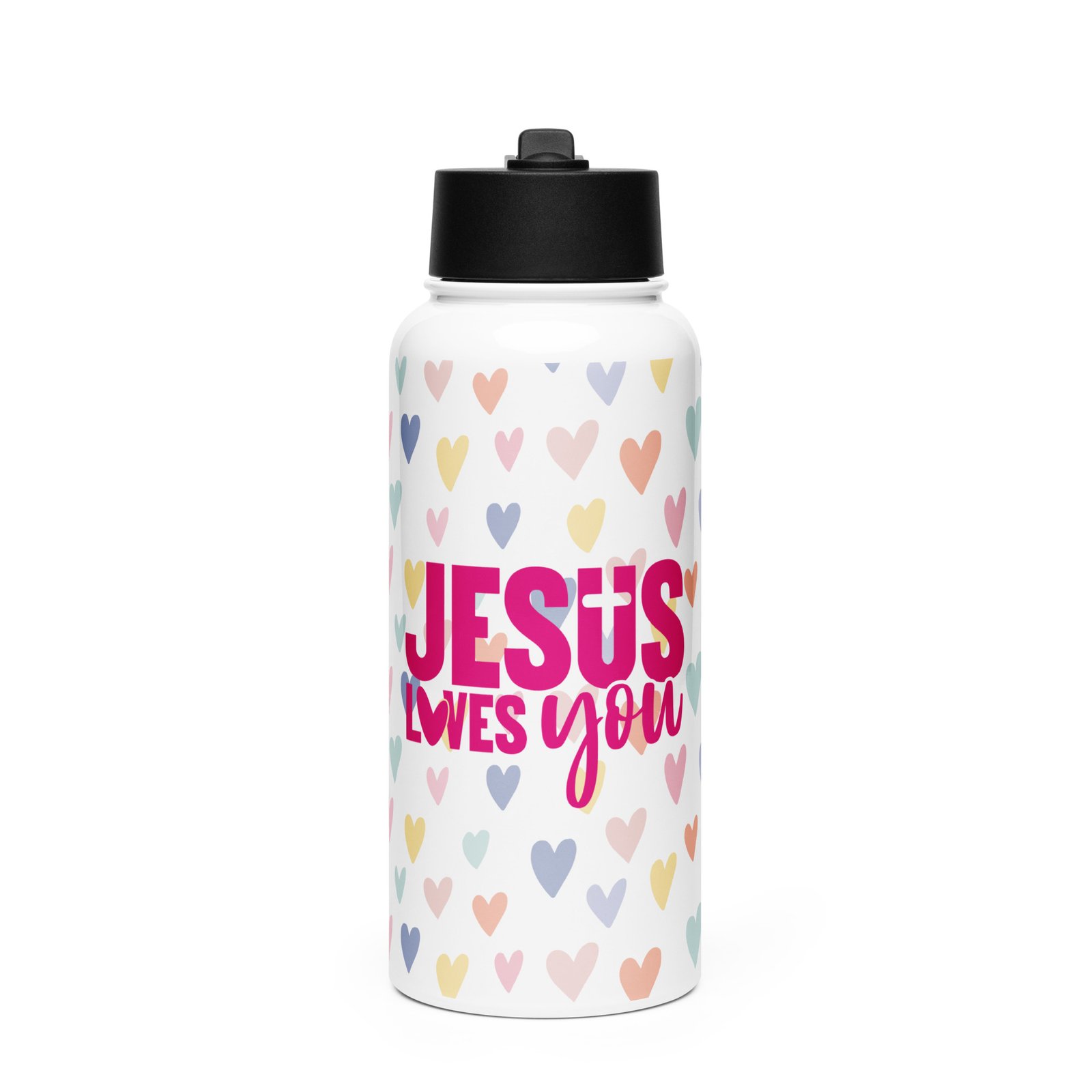 stainless-steel-water-bottle-with-a-straw-lid-white-32-oz-front-68aa5cfdcf9db