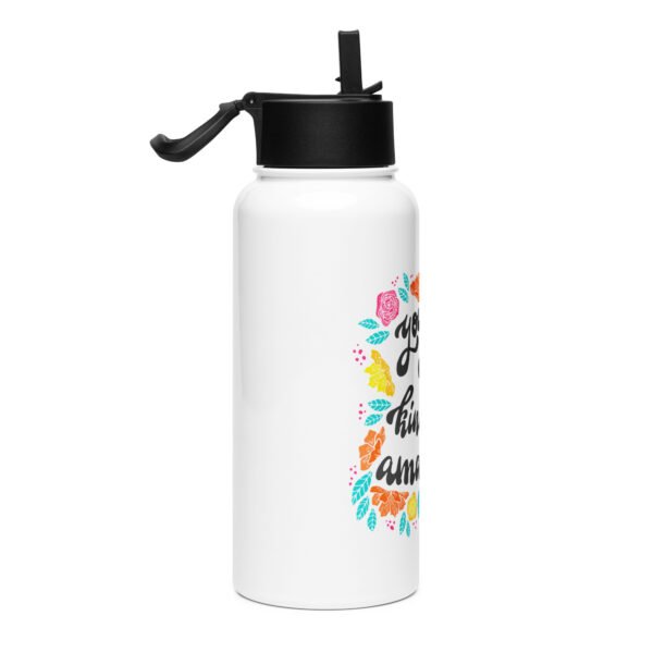 You are all Kinds of Amazing - Stainless steel water bottle with a straw lid - Image 4