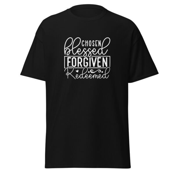 Chosen, Blessed, Forgiven, Redeemed - Unisex classic tee - Image 3