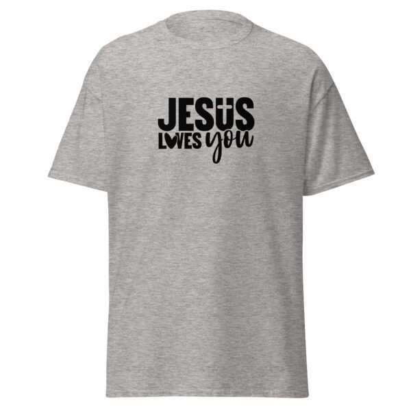 Jesus Loves You - Unisex classic tee - Image 5