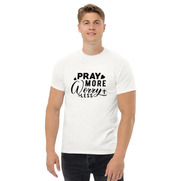 Pray more, worry less - Unisex classic tee - Image 9