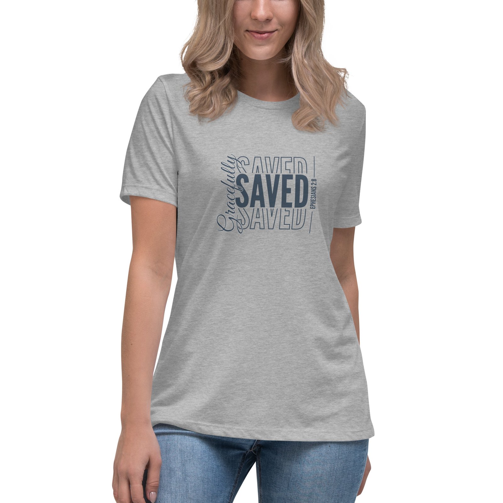 Gracefully Saved - Women's Relaxed T-Shirt - Image 15