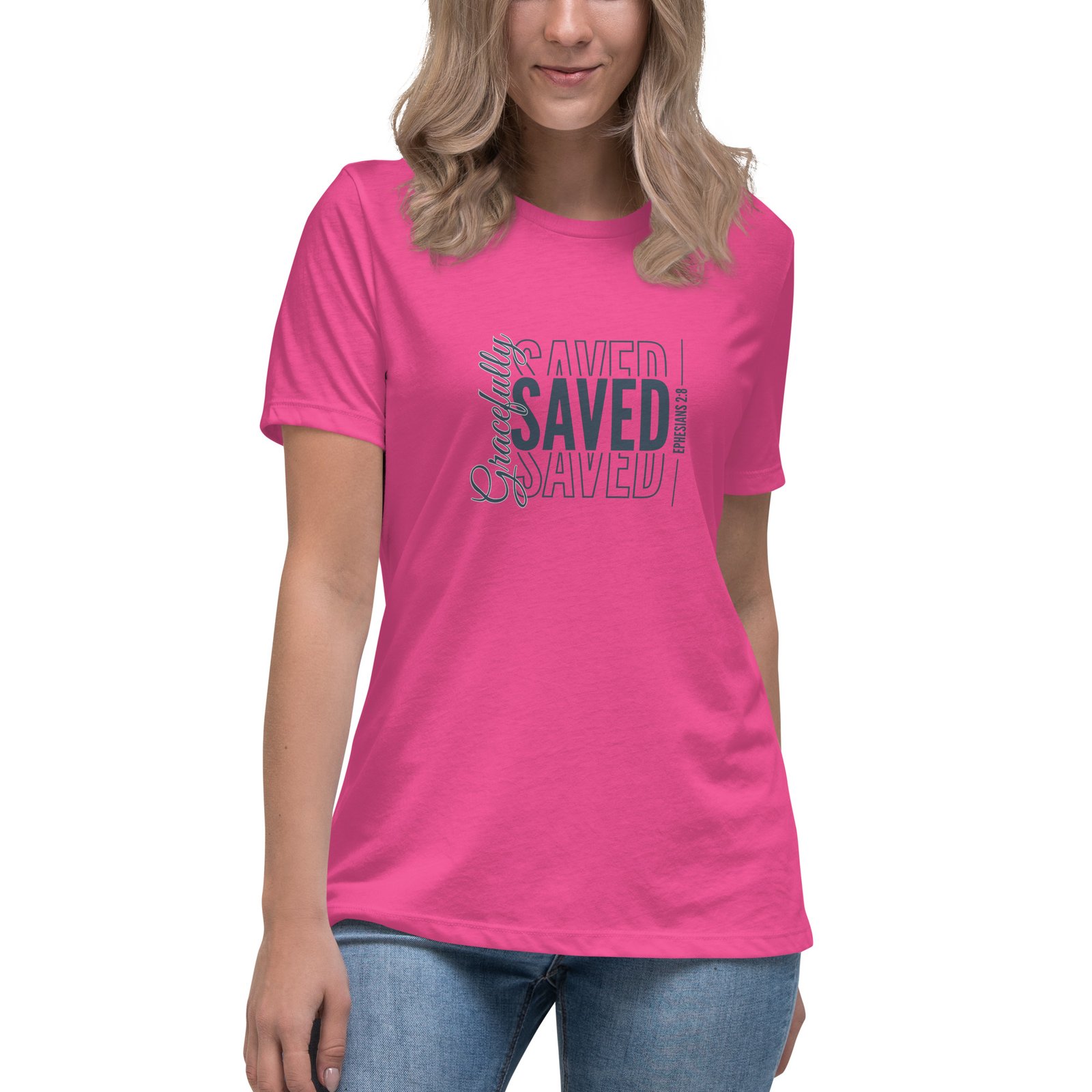 Gracefully Saved - Women's Relaxed T-Shirt - Image 16