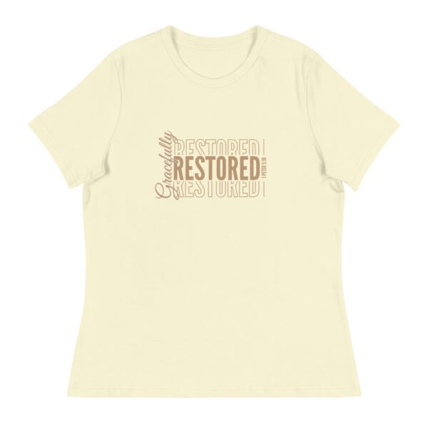 Gracefully Restored - Women's Relaxed T-Shirt - Image 3