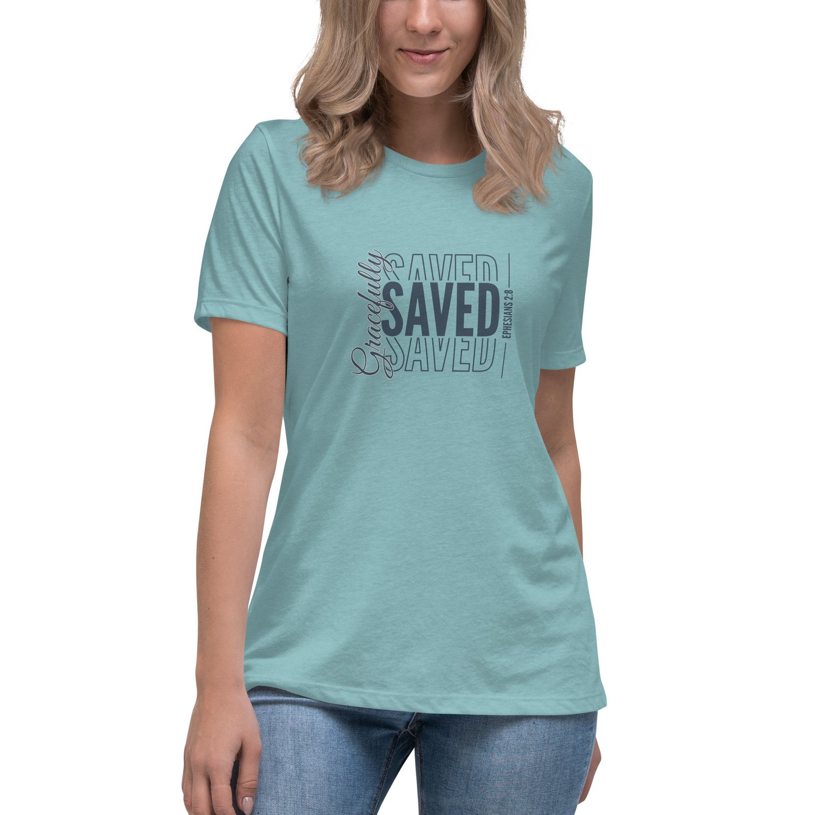 Gracefully Saved - Women's Relaxed T-Shirt - Image 18