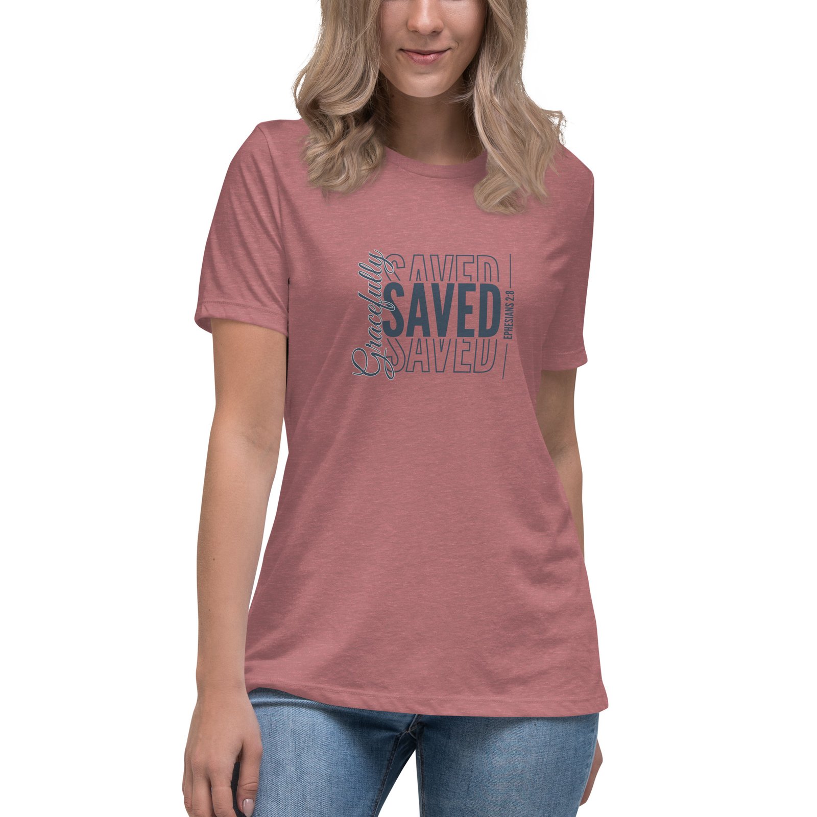 Gracefully Saved - Women's Relaxed T-Shirt - Image 19
