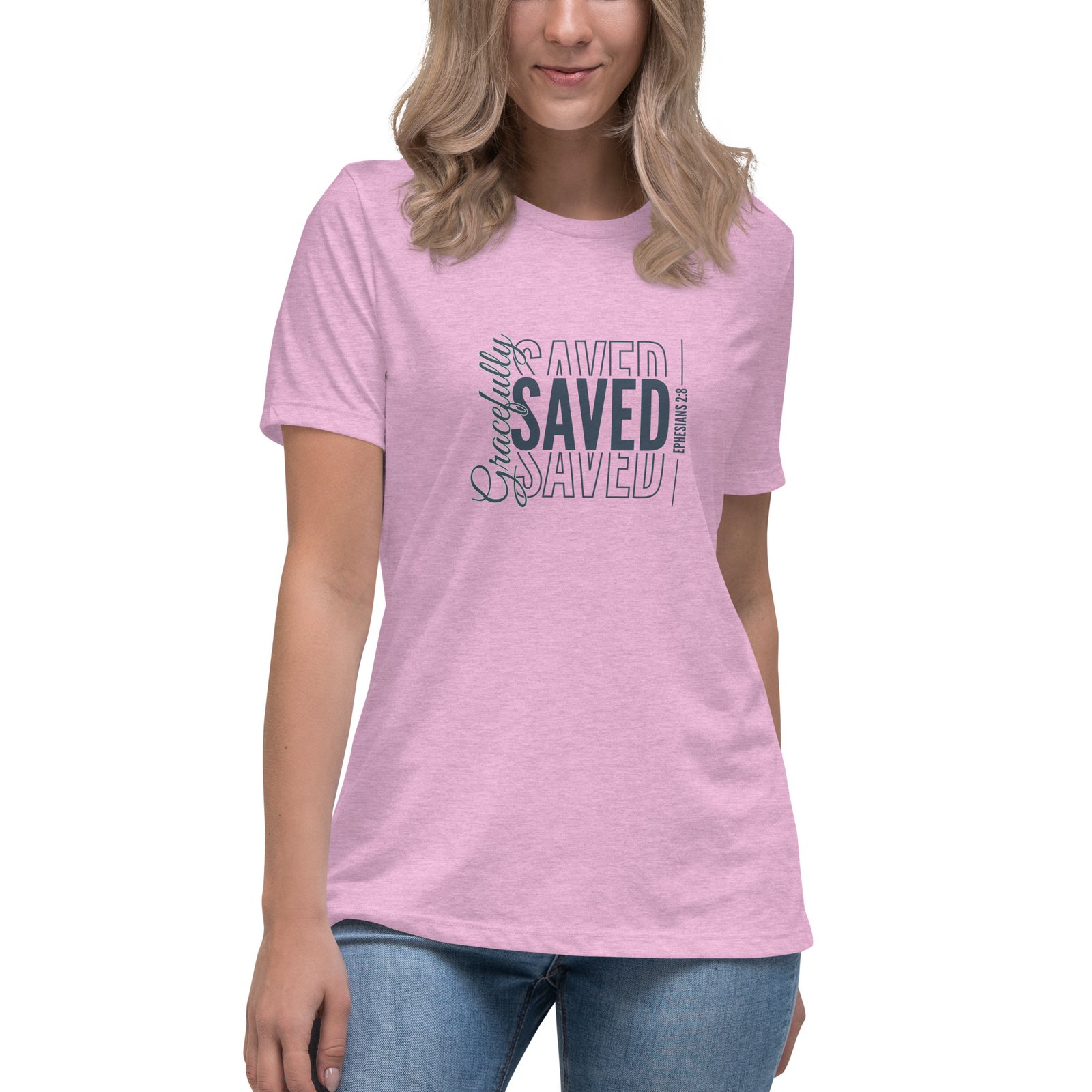 Gracefully Saved - Women's Relaxed T-Shirt - Image 20