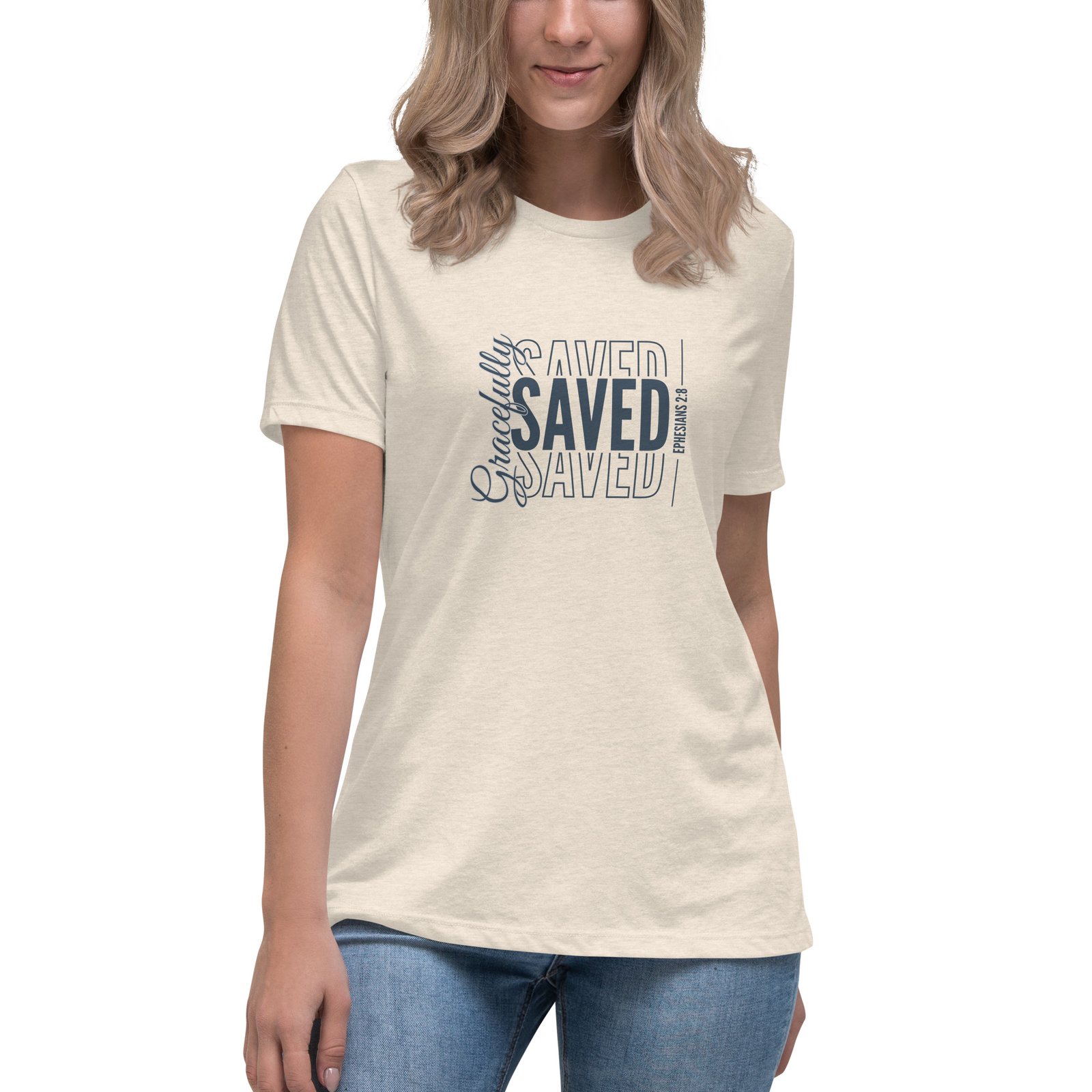 Gracefully Saved - Women's Relaxed T-Shirt