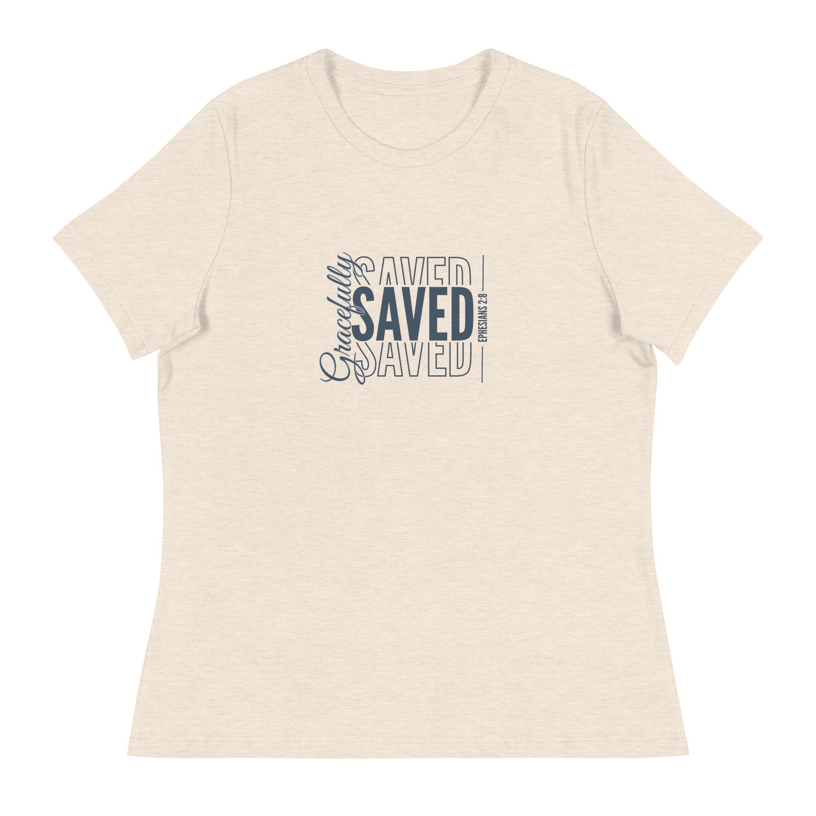 Gracefully Saved - Women's Relaxed T-Shirt - Image 8