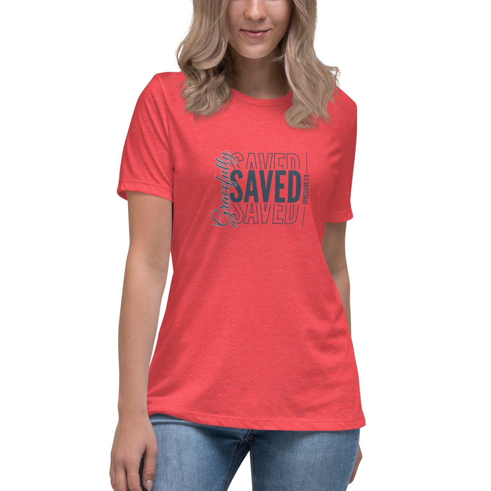 Gracefully Saved - Women's Relaxed T-Shirt - Image 21