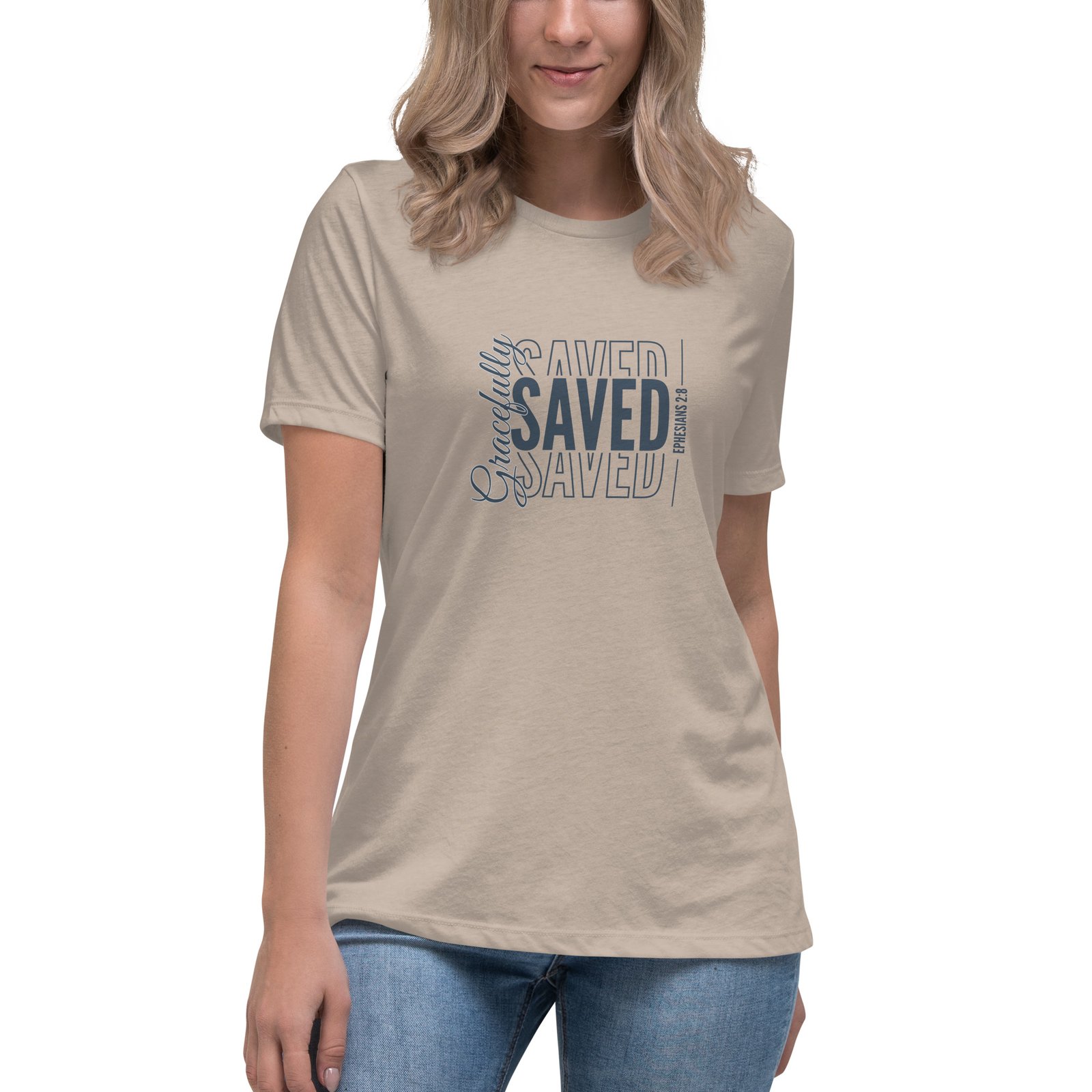 Gracefully Saved - Women's Relaxed T-Shirt - Image 22