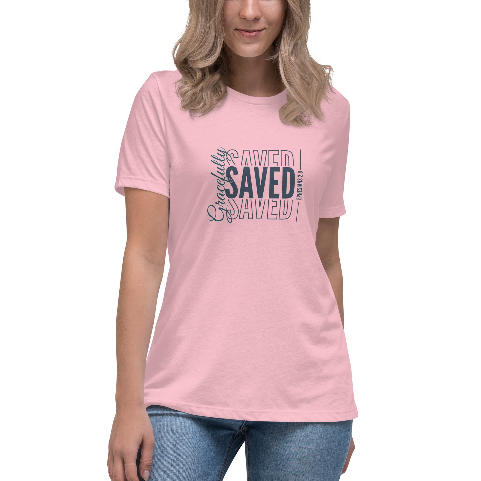 Gracefully Saved - Women's Relaxed T-Shirt - Image 24