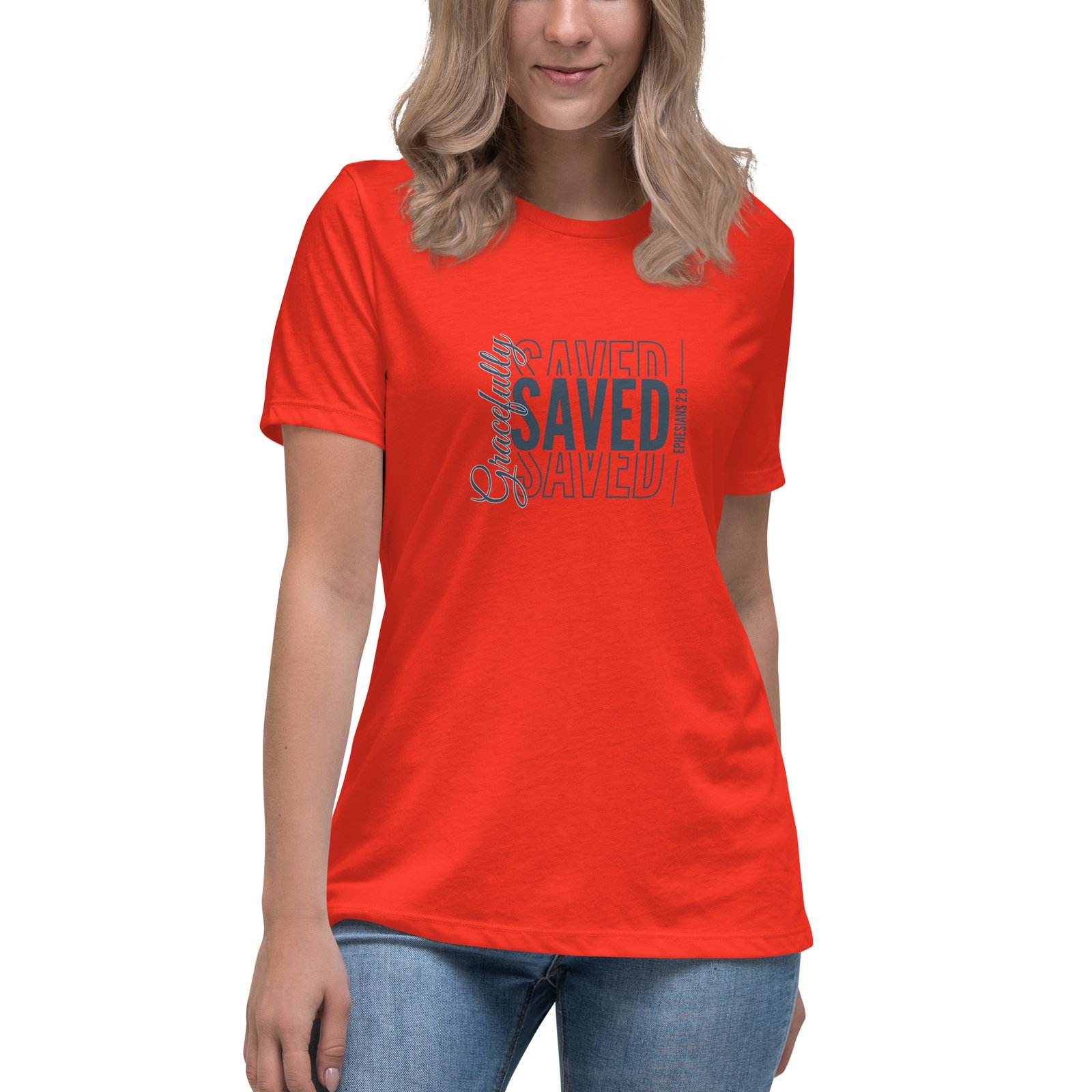 Gracefully Saved - Women's Relaxed T-Shirt - Image 25