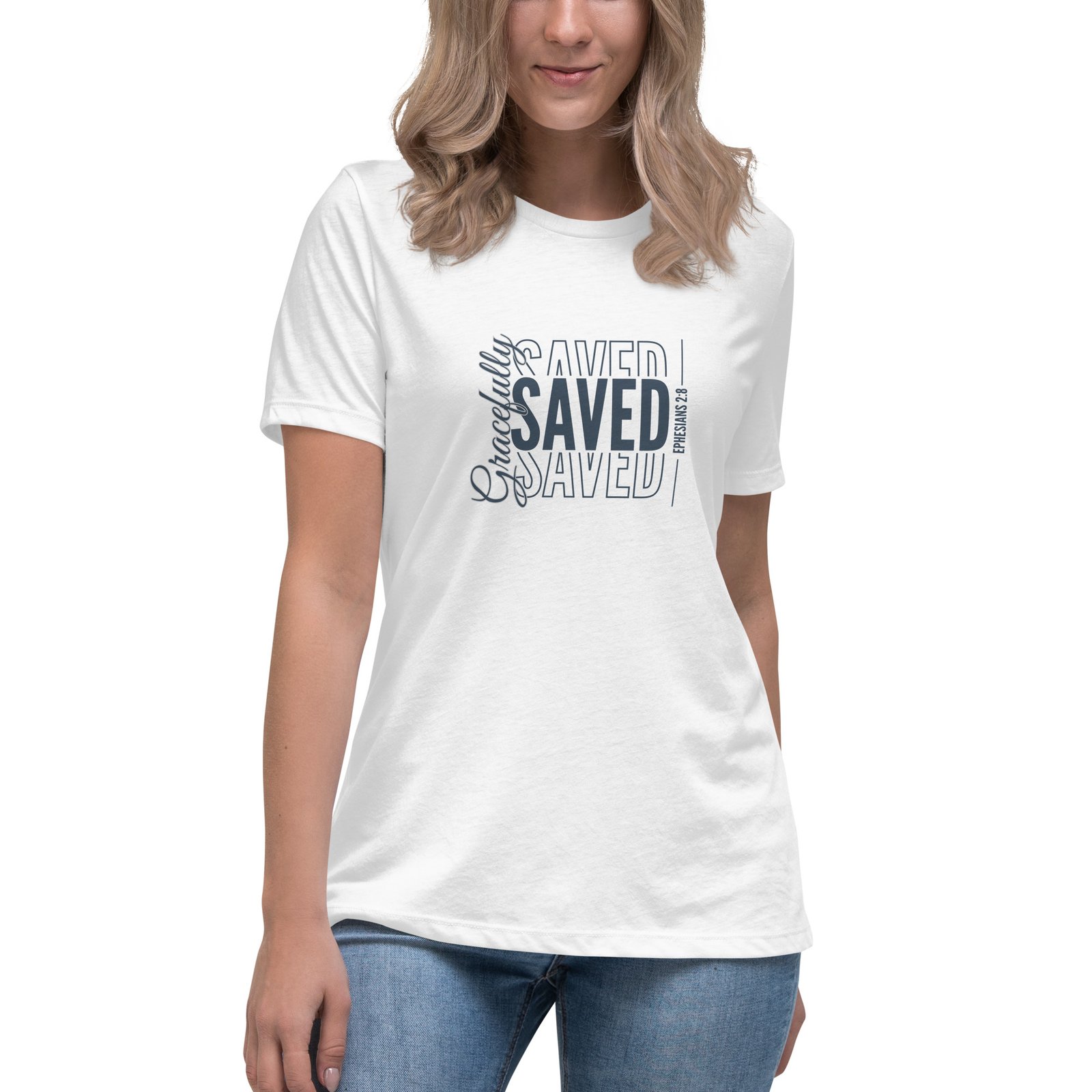 Gracefully Saved - Women's Relaxed T-Shirt - Image 26