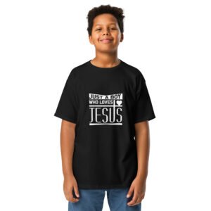 Just a Boy who Loves Jesus - Youth classic tee (dark colors)